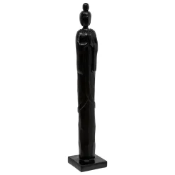 Figura forma de mujer HAILEY negro de poliresina