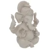 Figura Ganesha Beige De Resina