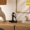 Figura LINA negra forma de mujer
