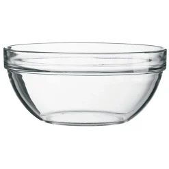 Flanera De Vidrio Redonda Apilable 10Cm