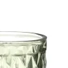 Flauta De Cava Diamante De Vidrio Verde 175ml