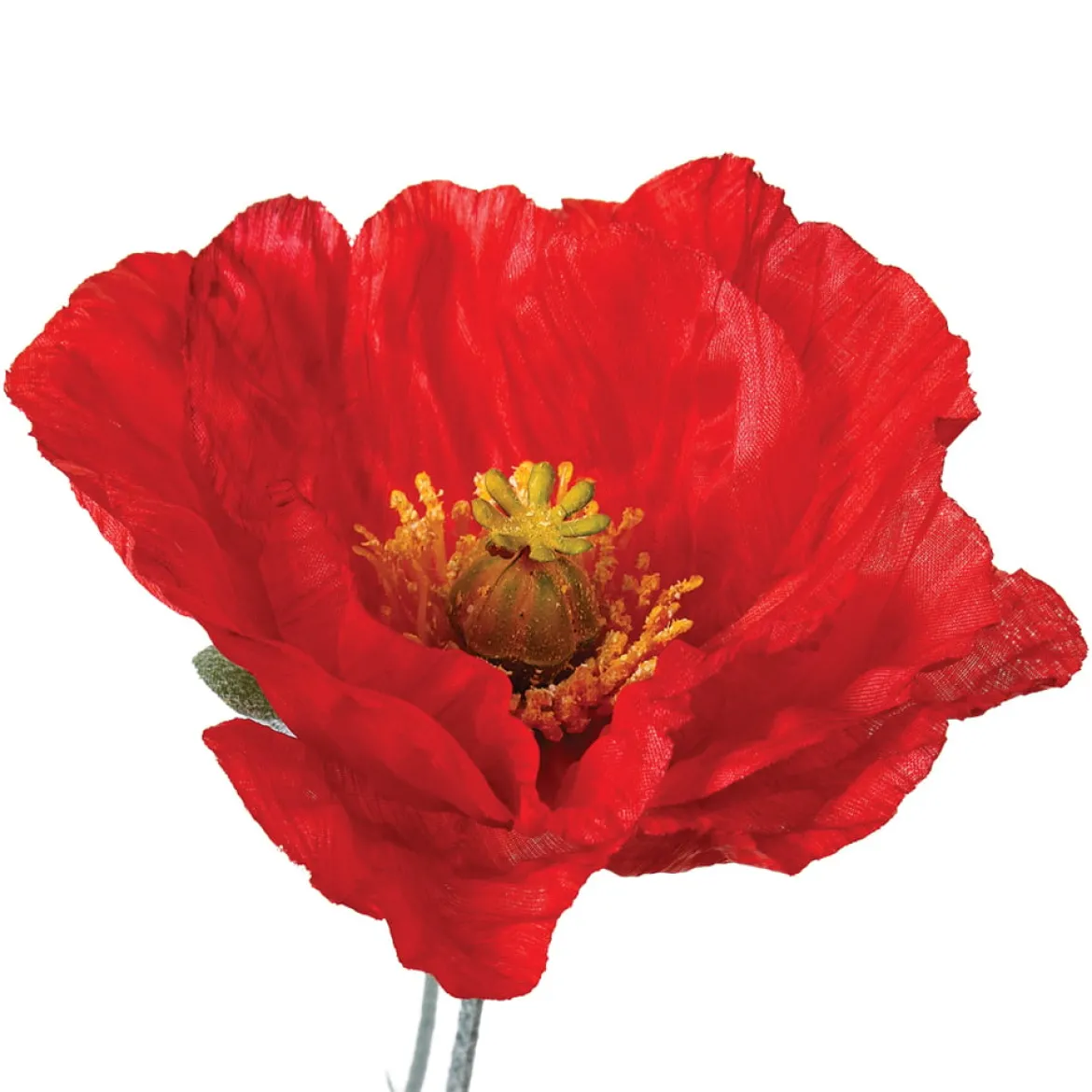 Flor De Amapola Artificial 70Cm