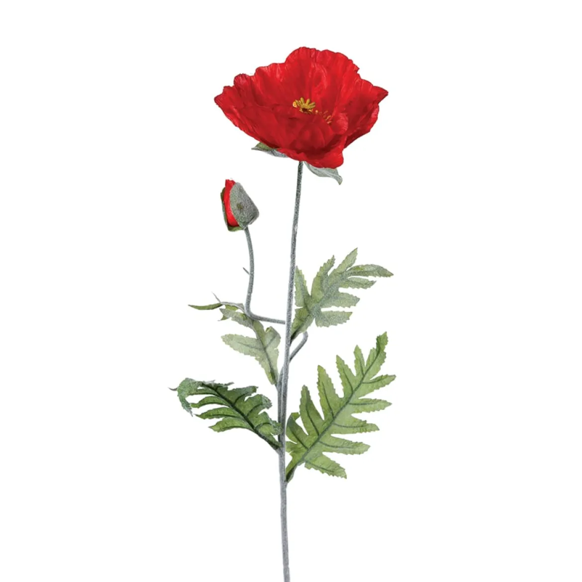 Flor De Amapola Artificial 70Cm