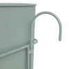 Florero AZE de metal verde 47x18x20.5cm
