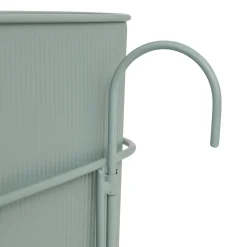 Florero AZE de metal verde 47x18x20.5cm