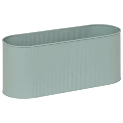 Florero AZE de metal verde 47x18x20.5cm