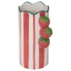 Florero con fresas 3D FRUITY de cerámica 23cm