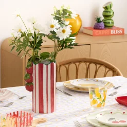 Florero con fresas 3D FRUITY de cerámica 23cm