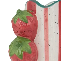 Florero con fresas 3D FRUITY de cerámica 23cm