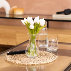 Florero con 10 tulipanes artificiales HECTOR
