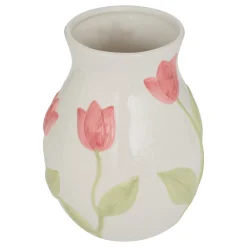 Florero con tulipanes FLEUR DE ROSE 21cm