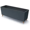 Florero URBI CASE gris antracita 30x23.5x77cm