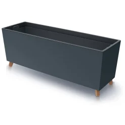 Florero URBI CASE gris antracita 30x23.5x77cm