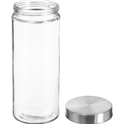 Frasco De Vidrio C/Tapa Inox 2L