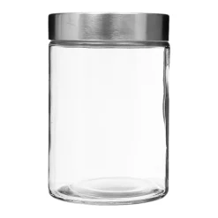 Frasco De Vidrio C/Tapa Inox 1.2L