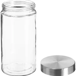 Frasco De Vidrio C/Tapa Inox 1.7L