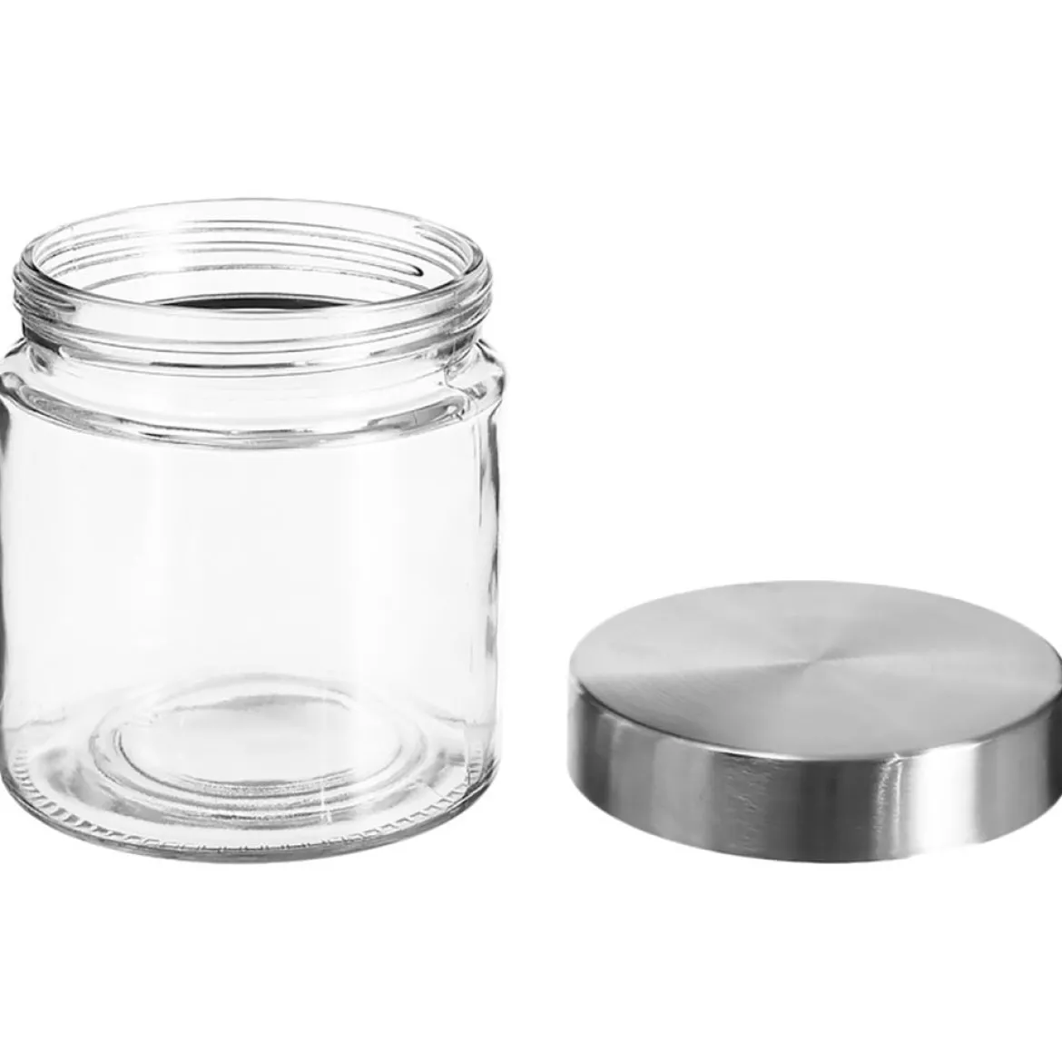 Frasco De Vidrio C/Tapa Inox 750Ml
