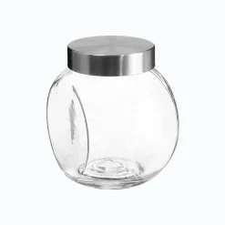 Frasco De Vidrio C/Tapa Inox 650Ml