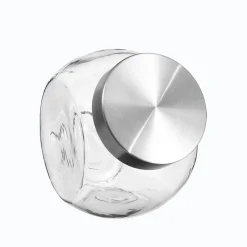 Frasco De Vidrio C/Tapa Inox 650Ml