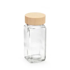 Frasco Para Especias Con Tapa De Bambú