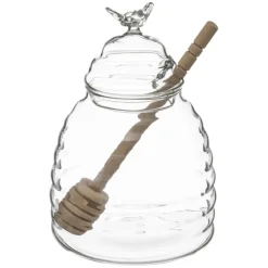 Frasco P/Miel De Vidrio 14Cm