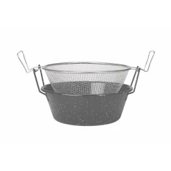 Freidora Alta Esmaltada 24Cm