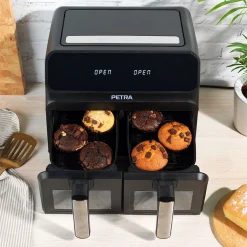 Freidora De Aire Petra Con Ventana De Vidrio 7.6L
