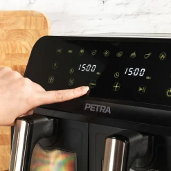 Freidora De Aire Petra Con Ventana De Vidrio 7.6L
