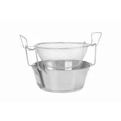 Freidora Inoxidable C/Asas 24Cm