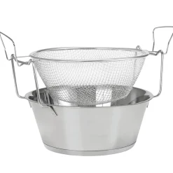 Freidora Inoxidable C/Asas 24Cm