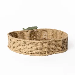 Frutero TRAMARE marrón de yute