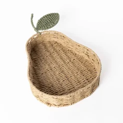 Frutero TRAMARE marrón de yute