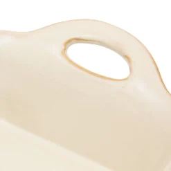 Fuente cuadrada beige 12cm