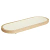 Fuente INAYA blanco de madera de mango 40cm