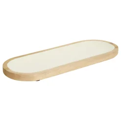 Fuente INAYA blanco de madera de mango 40cm