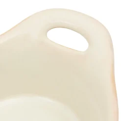 Fuente ovalada beige 16cm