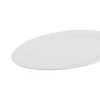 Fuente Ovalada Blanco Tiza de Cerâmica 35cm