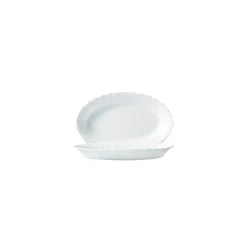 Fuente Ovalada Trianon Luminarc Blanca 22cm
