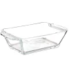 Fuente Rectangular Vidrio Con Asas 150ml