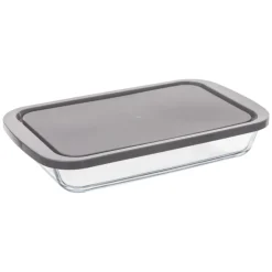 Fuente Rect. P/Horno C/Tapa 30x18Cm