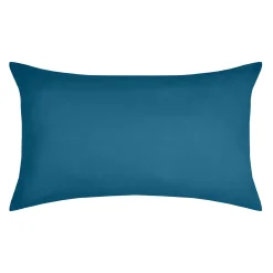 Funda De Almohada Azul Petróleo 45x90cm