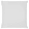Funda de almohada blanca de algodón percal 63x63cm