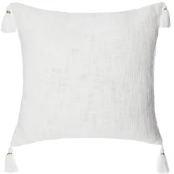 Funda de almohada SLUB blanca 40x40cm