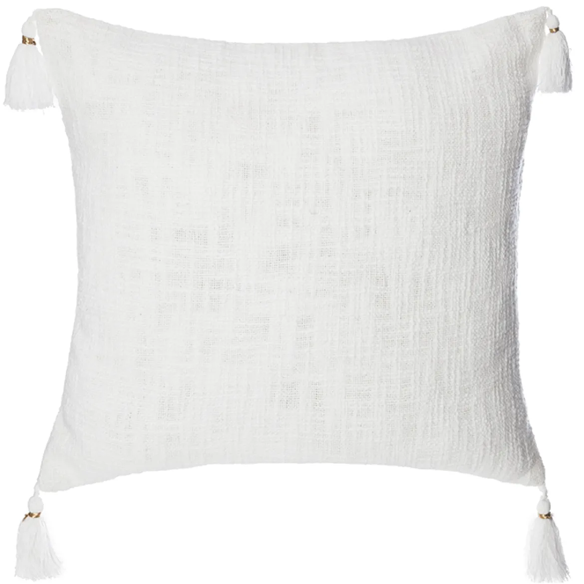 Funda de almohada SLUB blanca 40x40cm