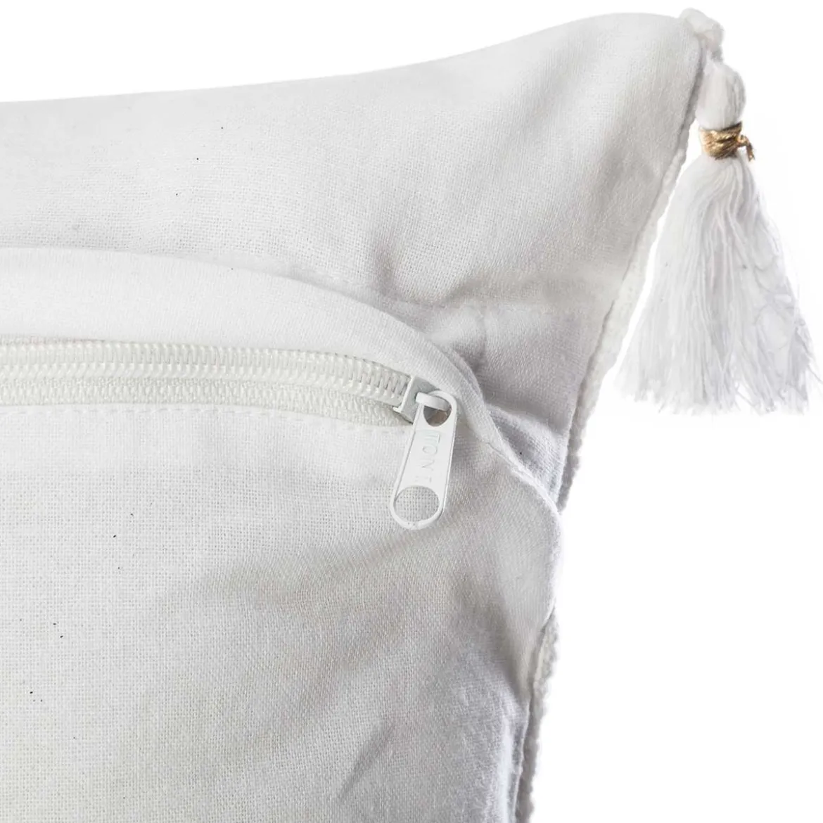 Funda de almohada SLUB blanca 40x40cm