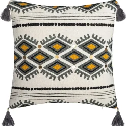 Funda De Cojín Con Decoración Azteca