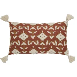 Funda de cojín SIENNA terracota 30x50cm