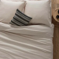 Funda nórdica beige 220x240cm