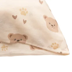 Funda nórdica y almohada BILLIE beige de algodón