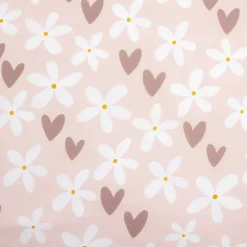 Funda nórdica y almohada BILLIE rosa de algodón